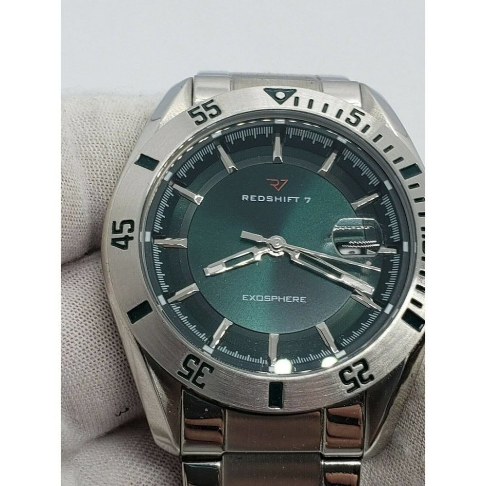 Men's Wristwatch Green Face Redshift 7